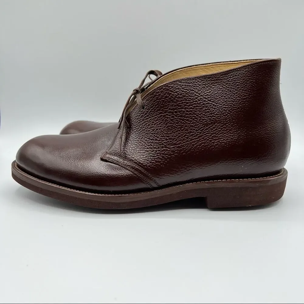 Wetherhold & Metzger Allentown Reading Leather Brown Vintage Boots Men’s 7.5